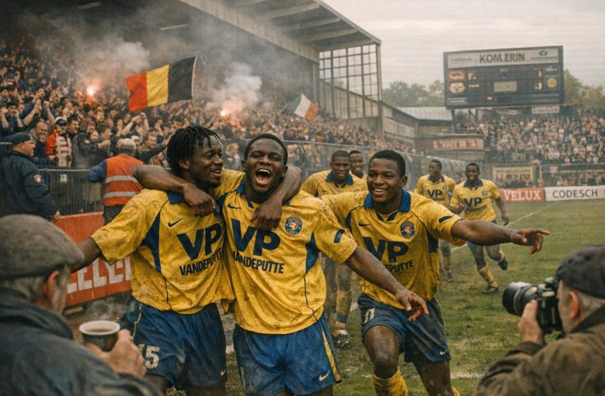 Nostalgische sfeer in het Freethiel tijdens Beveren met Ivoriaanse talenten