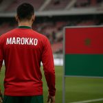 Walid Regragui langs de zijlijn als bondscoach van Marokko