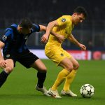 Spelmoment in het Stadio Giuseppe Meazza tijdens Internazionale tegen Bodø/Glimt