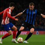 Actiebeeld uit Atlético Madrid tegen Club Brugge in het Metropolitano