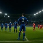 Sfeerbeeld in het stadion bij KRC Genk voor KAA Gent op bezoek gaat