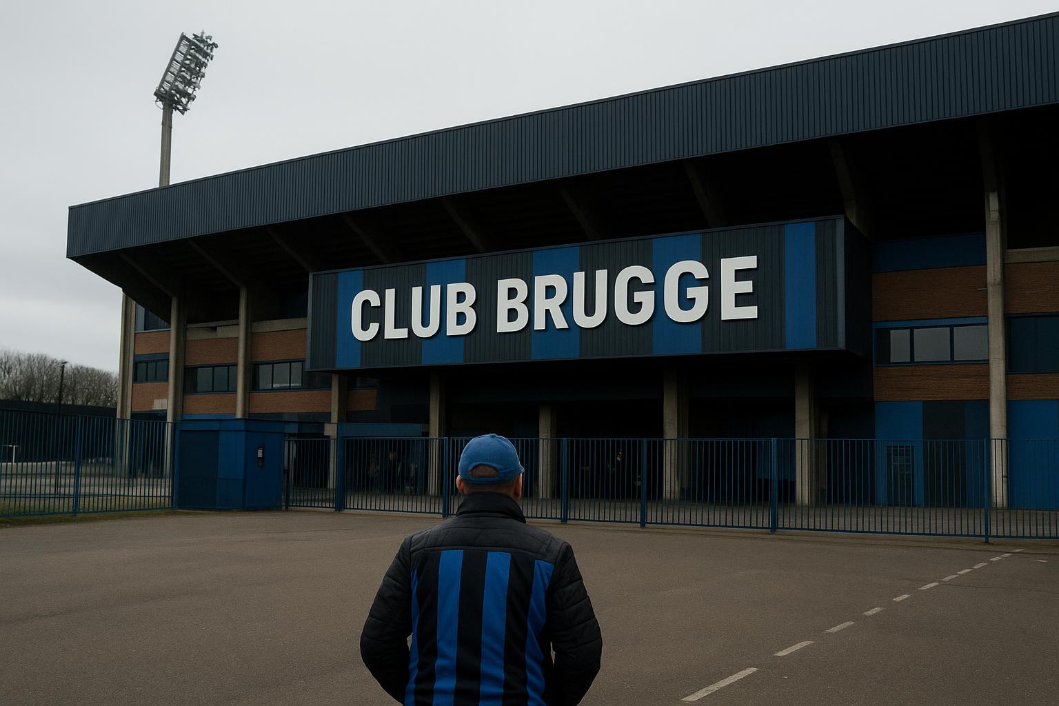 Sfeerbeeld aan het Jan Breydelstadion van Club Brugge