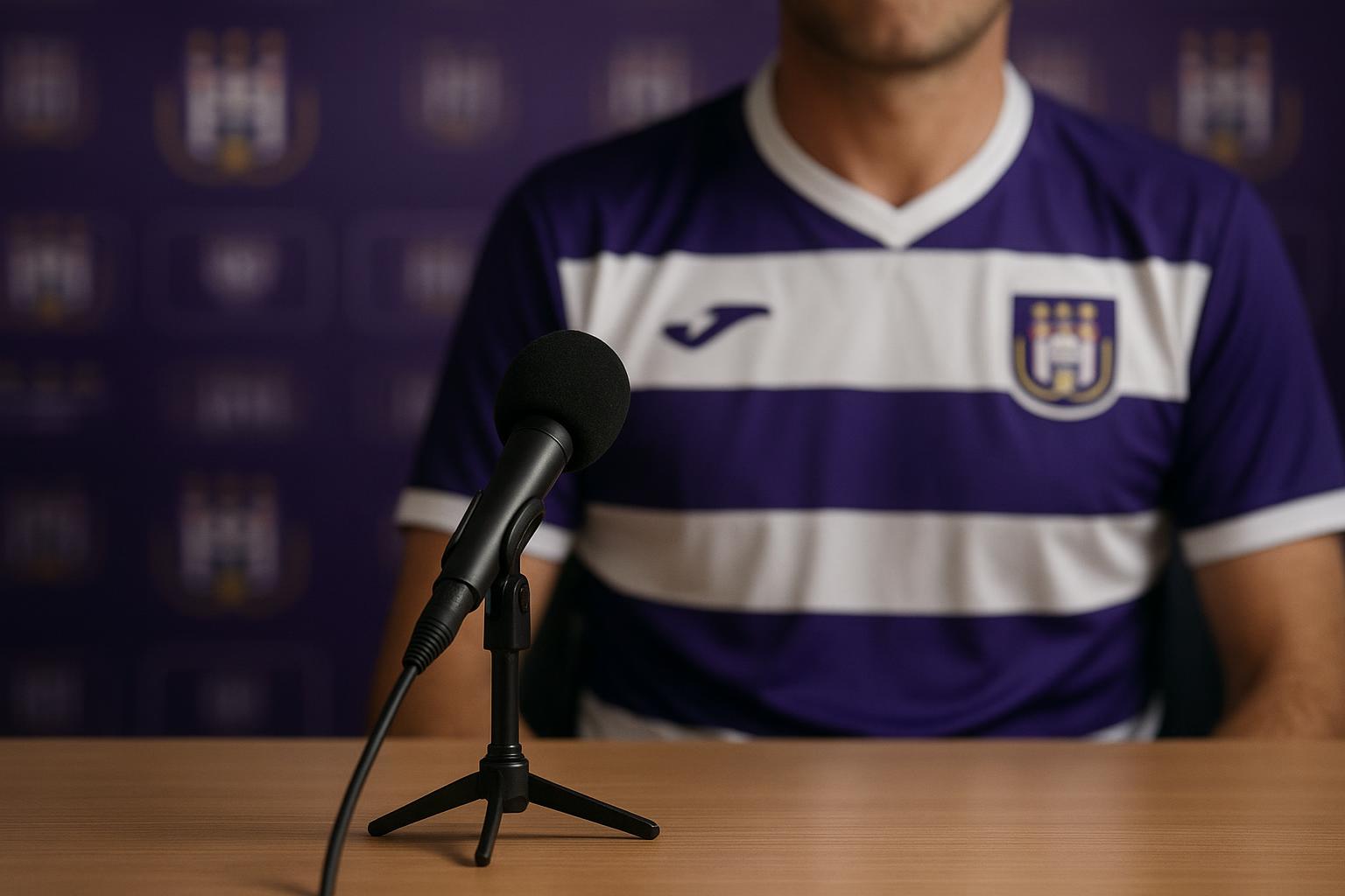 Sfeerbeeld rond RSC Anderlecht in een stadionomgeving zonder herkenbare gezichten