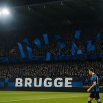Sfeerbeeld in het stadion van Club Brugge tijdens een Europese avond