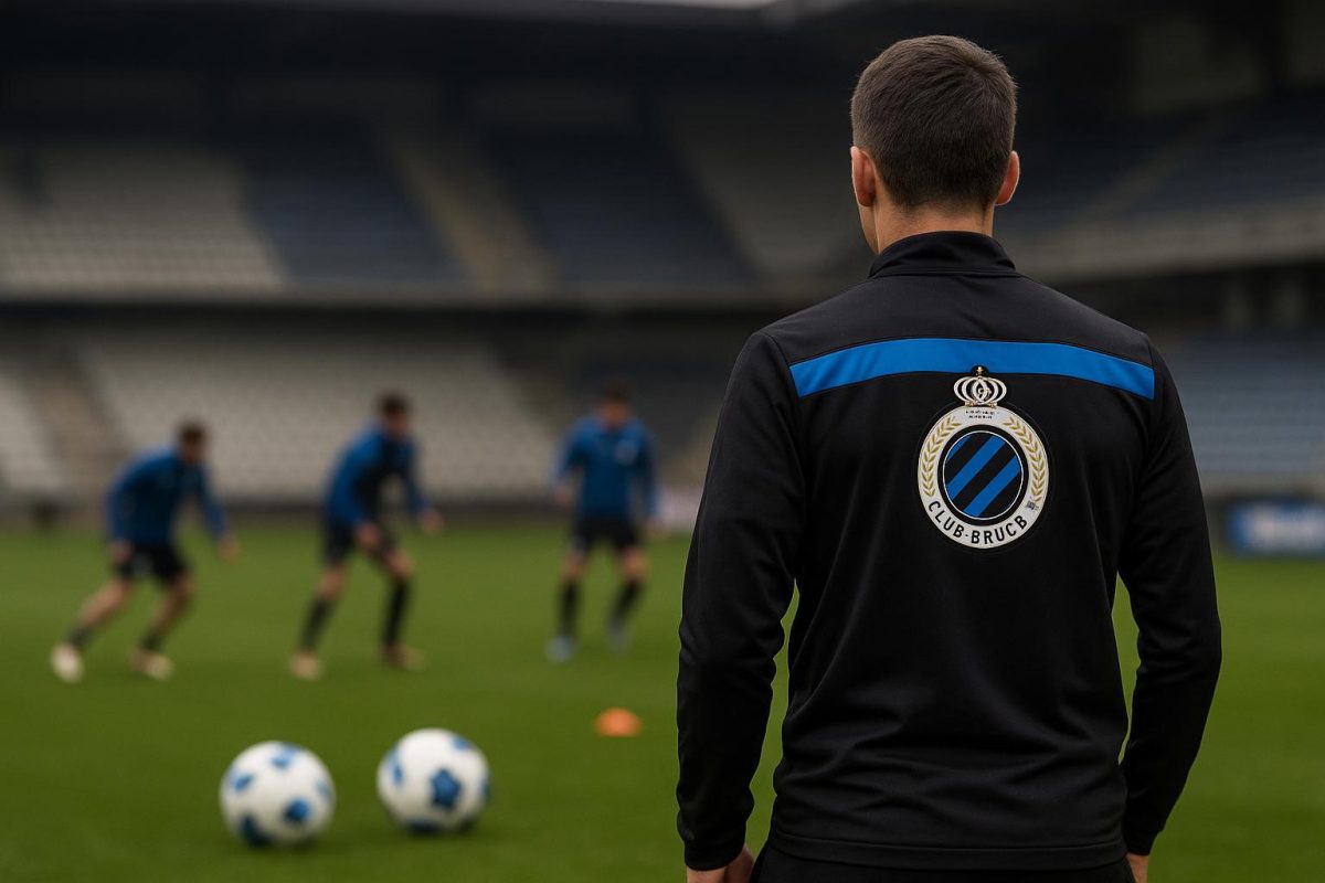 Sfeerbeeld van een training bij Club Brugge rond het dossier van Aleksandar Stankovic