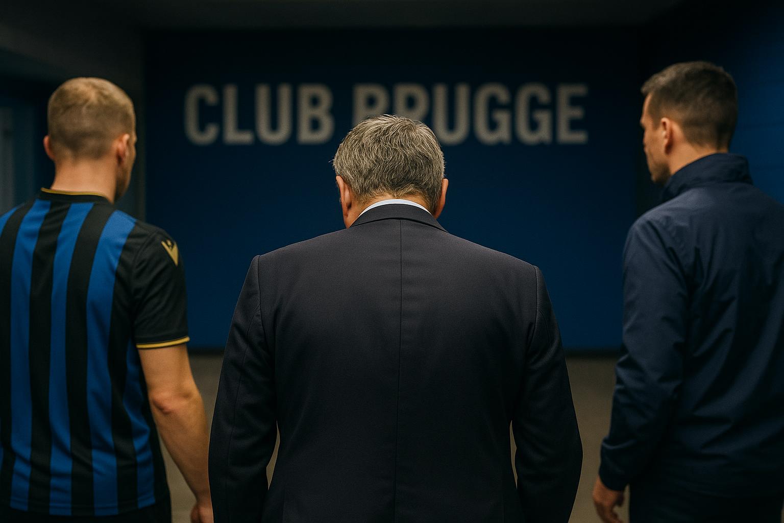 Sfeershot rond Club Brugge-bestuur tijdens de wintermercato