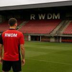 Sfeerbeeld rond het Stade Edmond Machtens bij RWDM Brussels