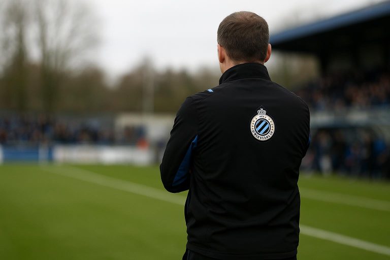 Ivan Leko langs de zijlijn bij Club Brugge in het Jan Breydelstadion