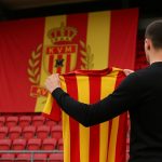 Sfeerbeeld rond een transferaankondiging bij KV Mechelen in het stadion