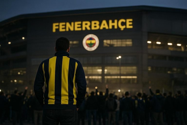 Sfeerbeeld rond het stadion van Fenerbahçe tijdens de transferperiode
