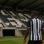 Nicolas Frutos in stadioncontext rond Sporting Charleroi