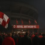 Sfeerbeeld aan het Bosuilstadion van Royal Antwerp FC