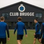 Club Brugge in trainingscontext terwijl de club het middenveld richting zomermercato voorbereidt