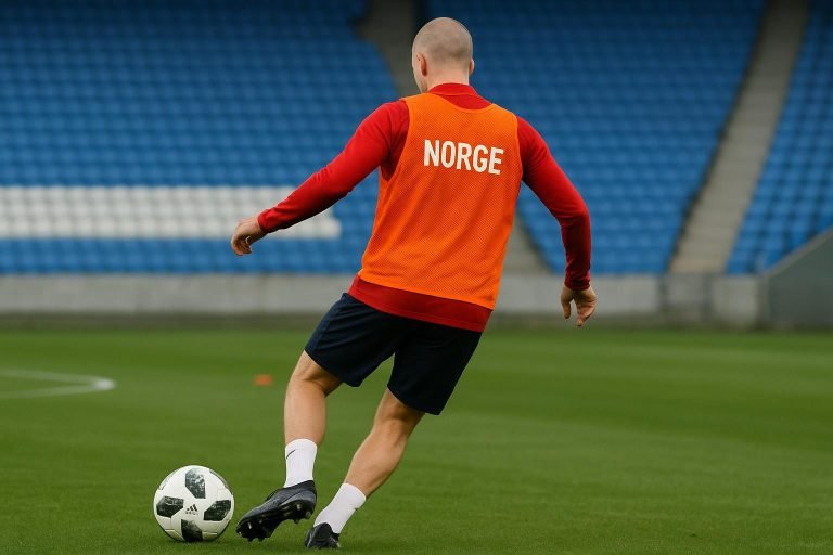 Fredrik Aursnes in actie in Benfica-context, met focus op zijn mogelijke terugkeer bij Noorwegen.