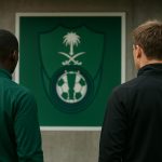 Trainingbeeld zonder herkenbare gezichten bij Al-Ahli in een context rond de situatie van Matteo Dams