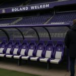 Sfeerbeeld in het Lotto Park bij RSC Anderlecht tijdens de zoektocht naar een nieuwe coach