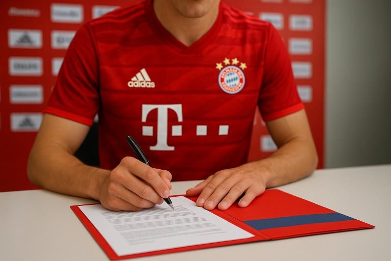 Bayern-aanvaller Serge Gnabry blijft langer bij de club na zijn contractverlenging