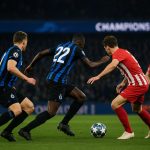 Sfeerbeeld rond een Champions League-duel tussen Club Brugge en Atlético Madrid