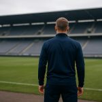 Transfersfeer rond Brian Brobbey met een neutrale stadionachtergrond