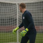 Maarten Vandevoordt in trainingscontext bij RB Leipzig