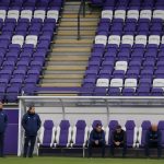 Sfeerbeeld in het Lotto Park tijdens de zoektocht van RSC Anderlecht naar een nieuwe hoofdtrainer