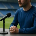 Zinho Vanheusden spreekt in een interviewsetting over vaderschap en voetbal