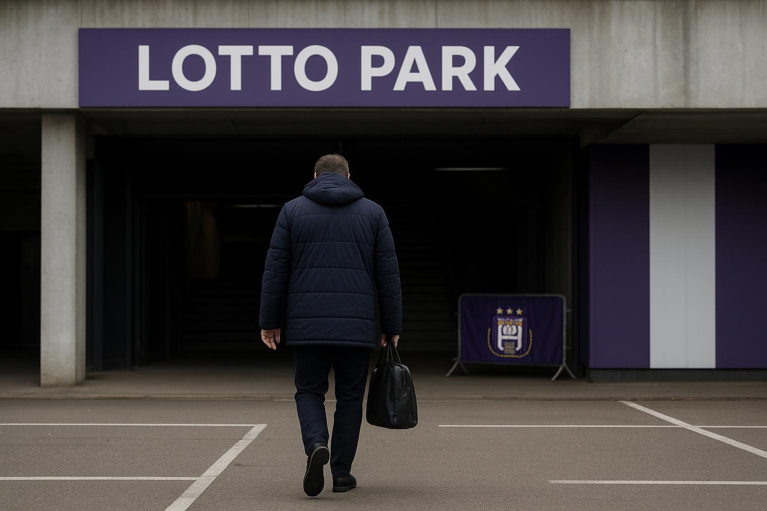 Lucas Biglia verlaat het Lotto Park na zijn periode als assistent-trainer bij RSC Anderlecht
