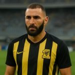 Karim Benzema op training bij Al-Ittihad in Saudi-Arabië