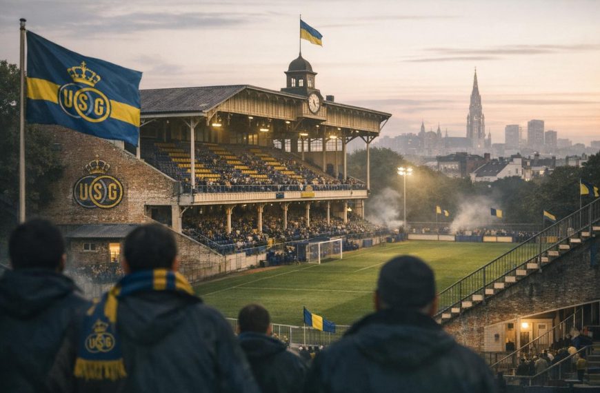 Het Joseph Marienstadion van Union aan het Dudenpark in Brussel