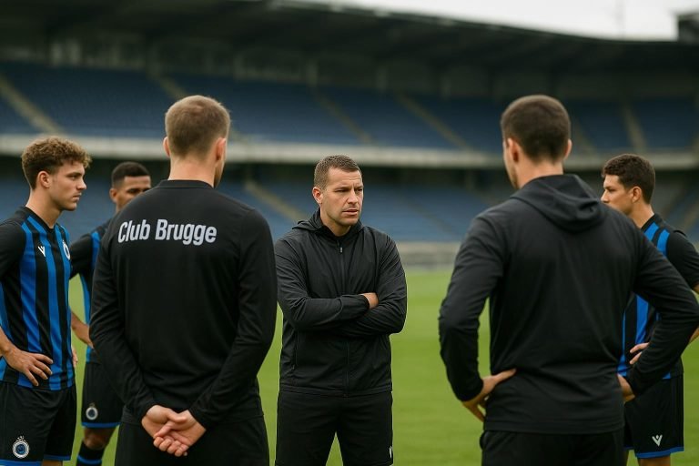 Trainingssituatie bij Club Brugge rond het transferdossier van Jesse Bisiwu
