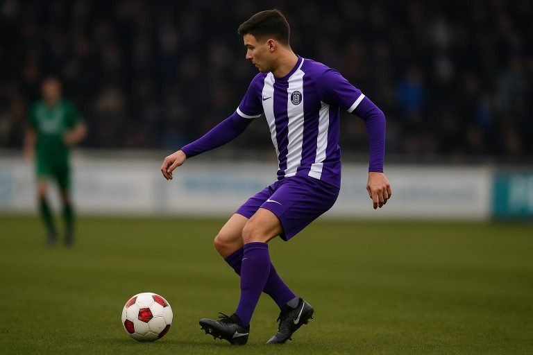 Spelmoment met Léandro Rousseau in actie voor Patro Eisden in de Challenger Pro League.