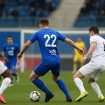 Spelmoment bij KAA Gent tegen OH Leuven in de Jupiler Pro League