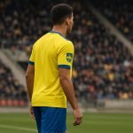 Griffin Yow in actie voor KVC Westerlo tijdens een wedstrijd