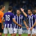 Spelfase tijdens KRC Genk tegen RSC Anderlecht in de Cegeka Arena