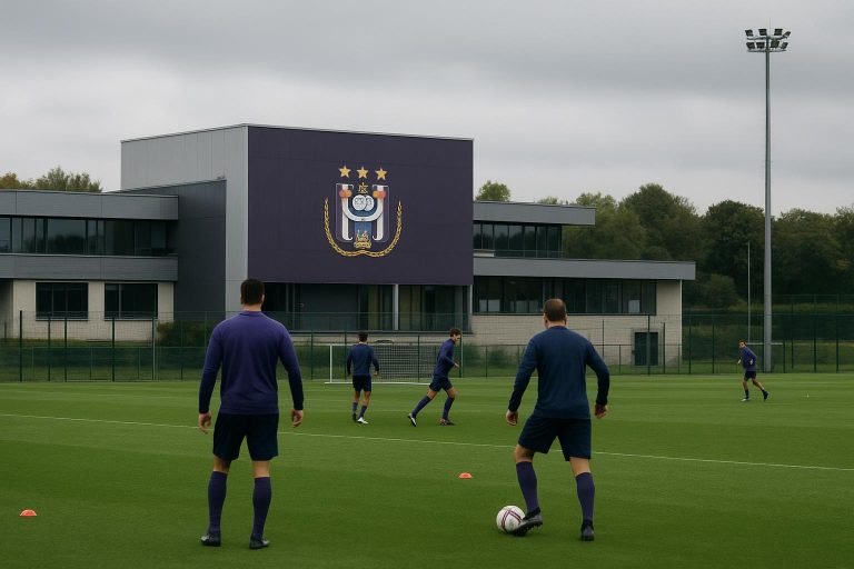 Neerpede, de trainingssite van RSC Anderlecht, in aanloop naar de zoektocht naar een nieuwe coach