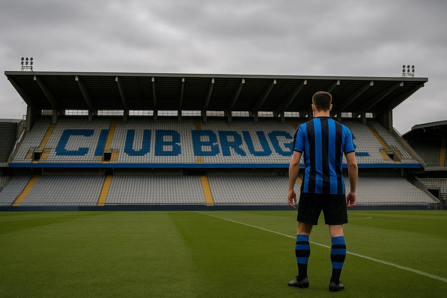 Sfeerbeeld in het Jan Breydelstadion bij Club Brugge tijdens de wintermercato