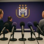 Kenneth Bornauw van RSC Anderlecht tijdens een persmoment
