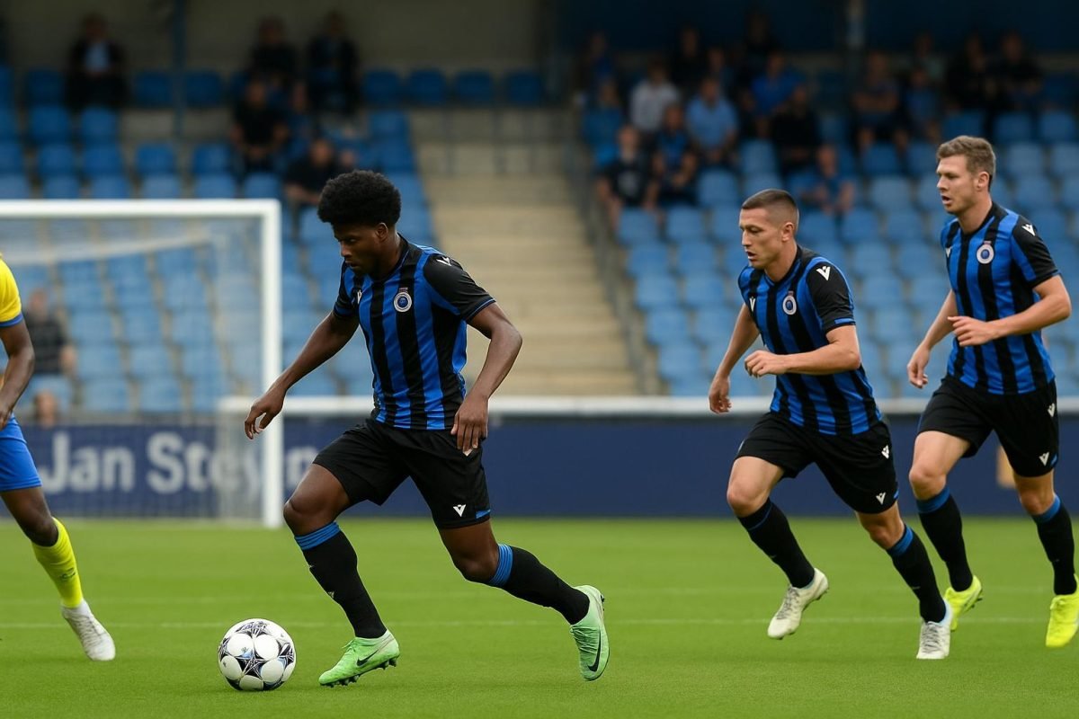 Brandon Mechele van Club Brugge na de 3-0-zege tegen Standard in het Jan Breydelstadion