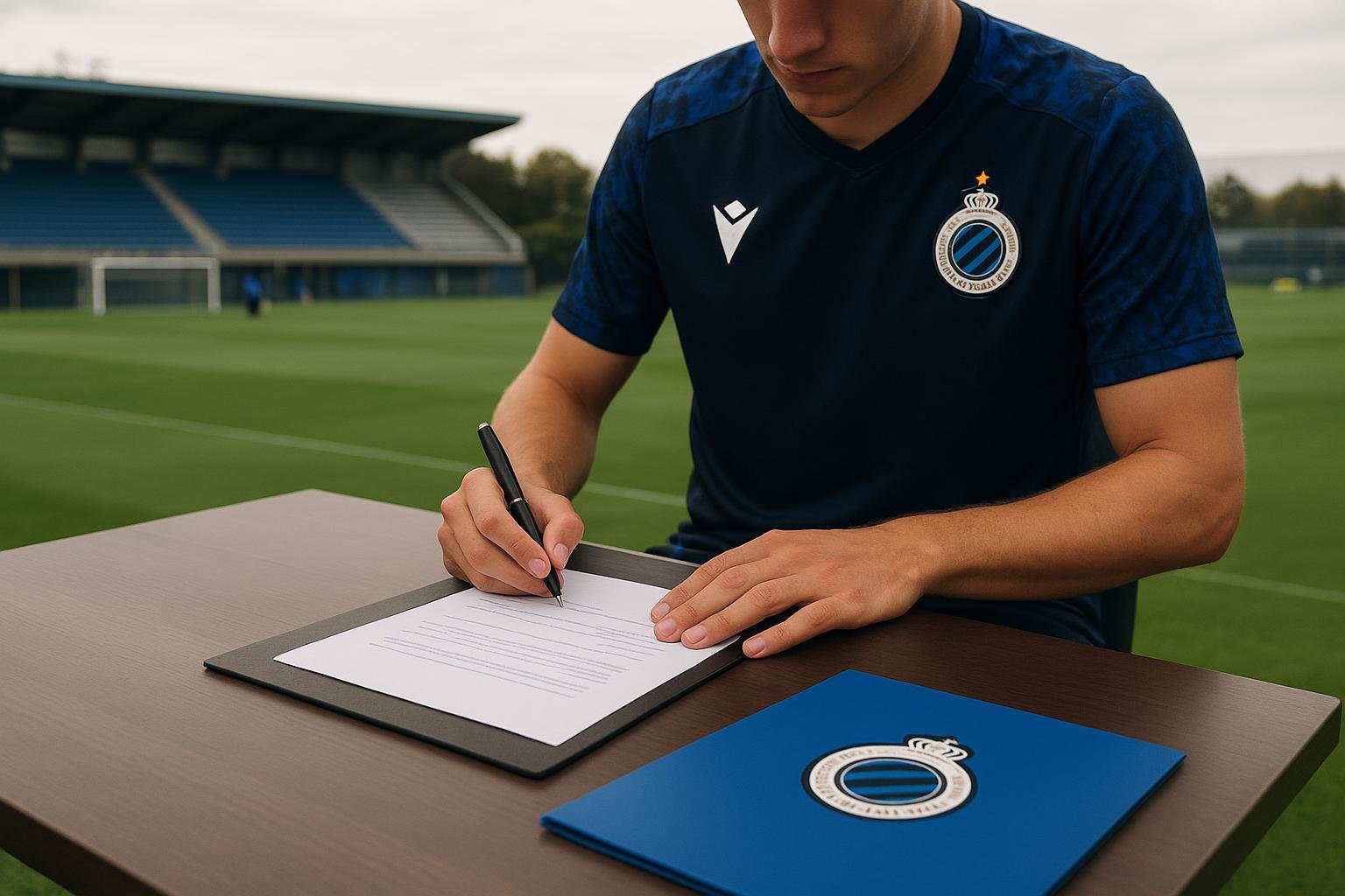 Mohamed Elbay van Club NXT na zijn contractverlenging tot 2029
