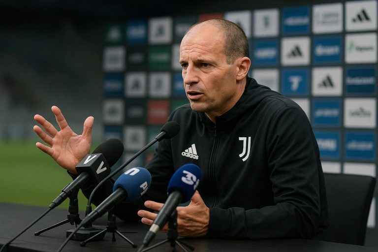 Luciano Spalletti reageert geërgerd na Juventus-Lazio in de perszaal.