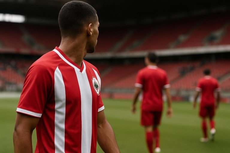 Anthony Valencia en Gyrano Kerk van Royal Antwerp FC op het veld aan de Bosuil