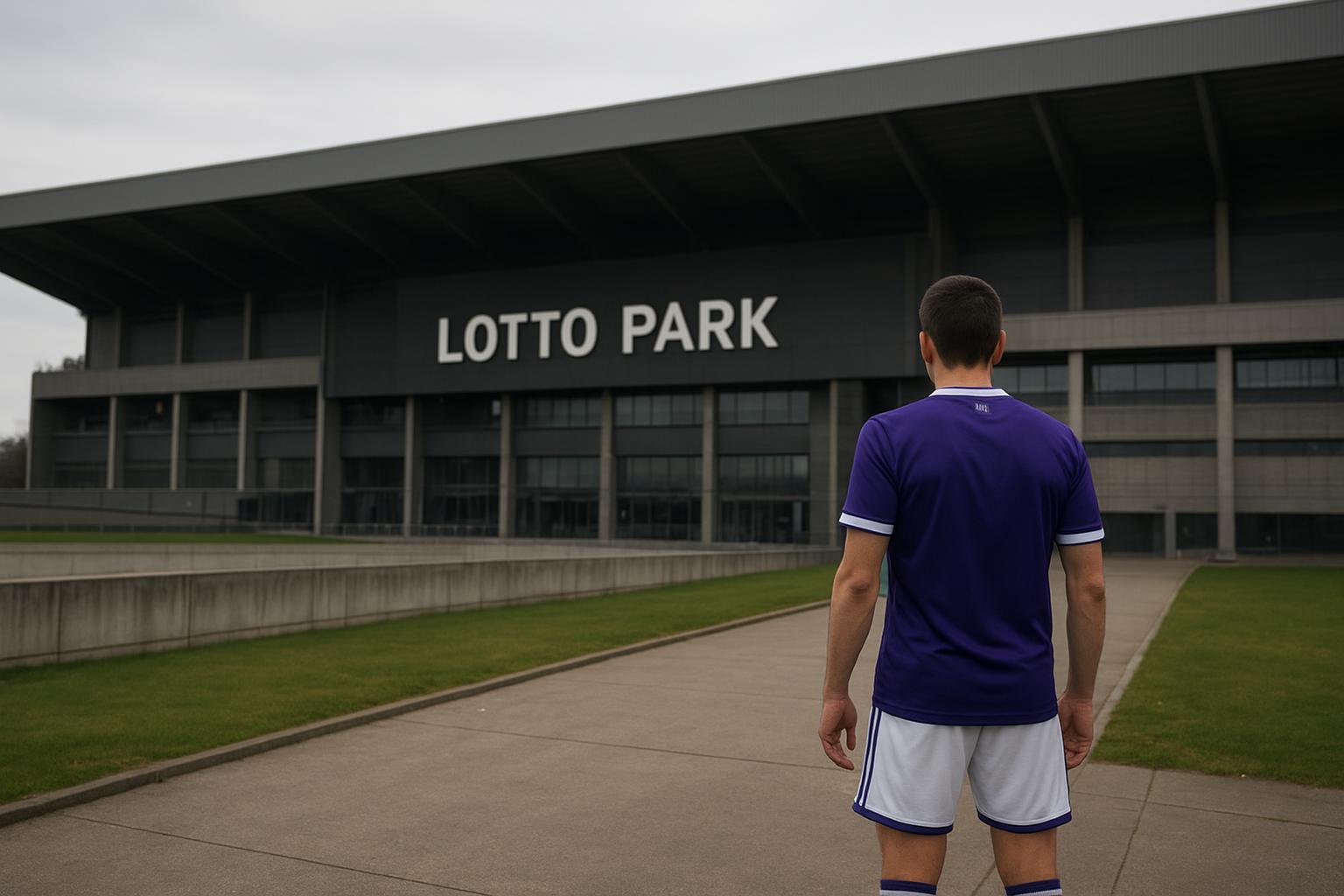 Het Lotto Park in Brussel in een neutrale setting, als illustratie bij de coachzoektocht van RSC Anderlecht.