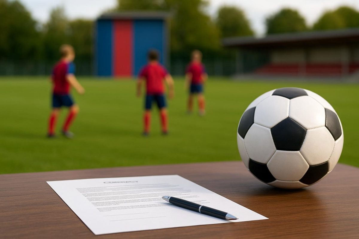 Sfeerbeeld van een jeugdtraining met neutrale focus, zonder herkenbare gezichten
