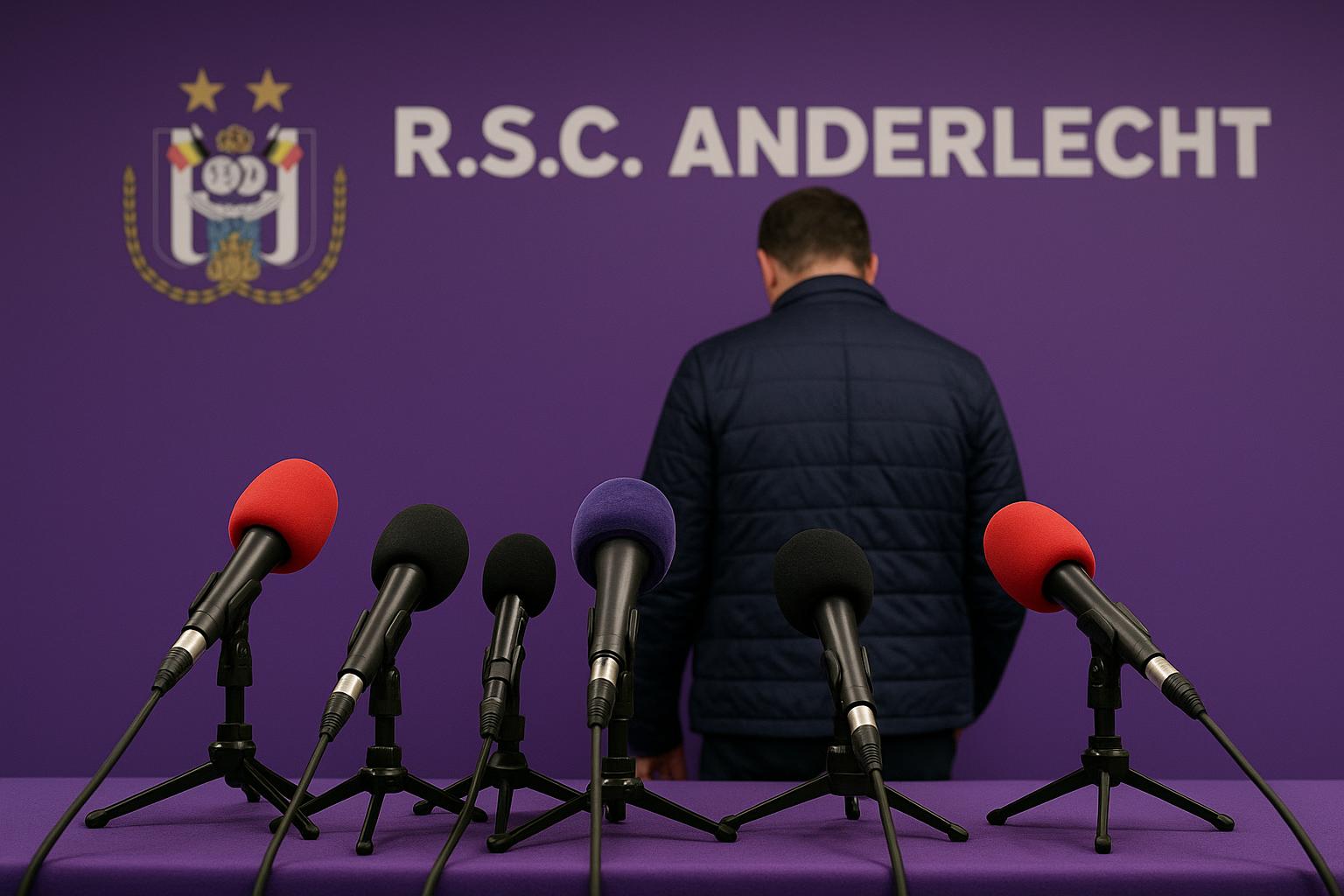 Sfeerbeeld rond RSC Anderlecht met focus op sportieve leiding na trainerswissel