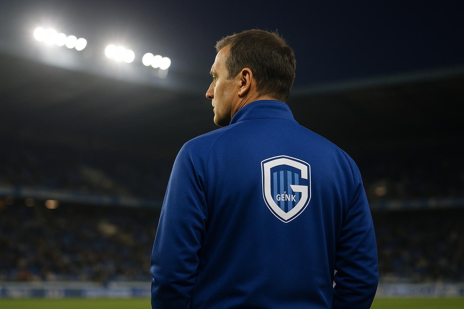 KRC Genk-bestuurder Dimitri de Condé in transfercontext tijdens de wintermercato