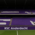 Stadionomgeving van RSC Anderlecht in een neutrale sfeer