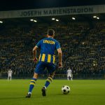 Sfeerbeeld in het Joseph Mariënstadion van Union SG tijdens een thuiswedstrijd