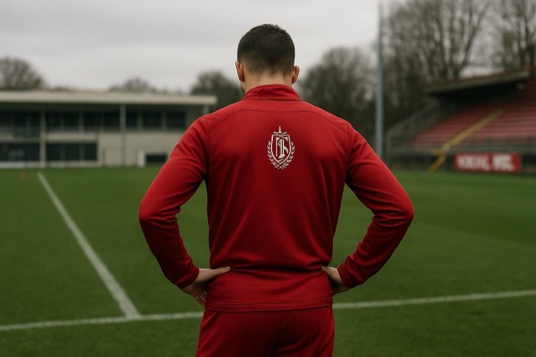 Thomas Henry op training bij Standard Luik