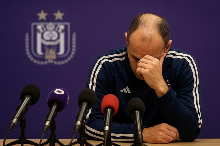 Hugo Broos reageert op de situatie bij RSC Anderlecht