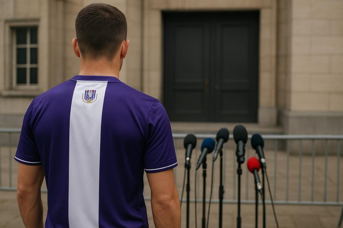 Herman Van Holsbeeck in rechtbankcontext rond het dossier van de overname van RSC Anderlecht